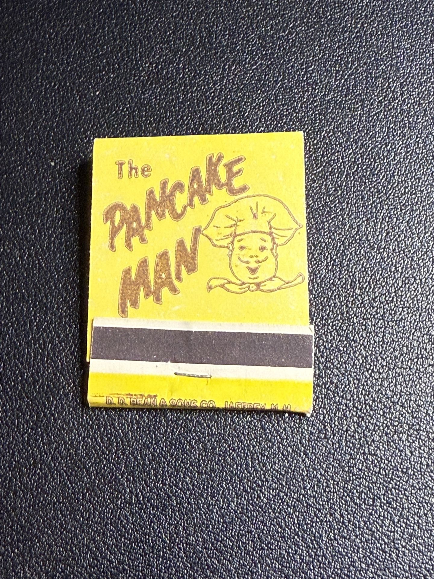 Vintage 1970s Matchbook The Pancake Man Cape Cod MA, Unused