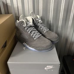 Jordan 5 wolf grey