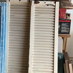 Set Of Cream Shutters
