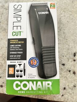 ConairMAN Simple Cut Men's Haircut Kit, 10 Piece