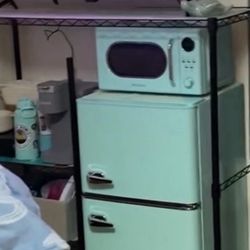 Refrigerator And microwave 