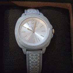 Coach Women's Silicon Band Analog Watch 