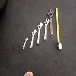 Adjustable Crescent Wrench Lot