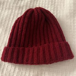 Women Slouchy Cuff Winter Hat Casual Knitted Beanie Cap Warm  Winter Headwear