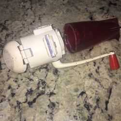Antique Daisy ice crusher
