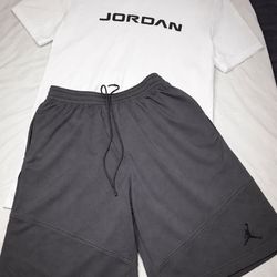 Jordan tshirt and shorts outfit