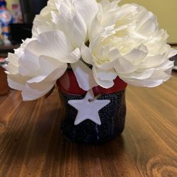 Patriotic Ceramic Floral