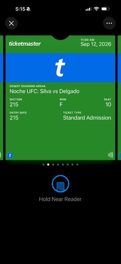 UFC Noche - Single Upoer Level Ticket
