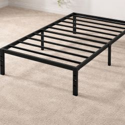 Metal Platform Twin Bed Frame (No Box Spring Needed)