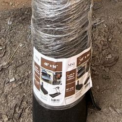 MSI Black 48 in. x 96 in. Indoor/Outdoor Anti-Fatigue Rubber Utility Mat