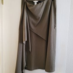 Long Green Skirt Size L