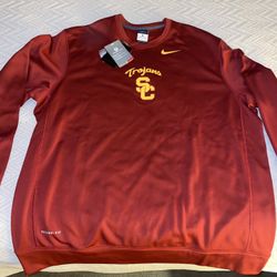 NEW USC Mens Nike Sweatshirt XL 