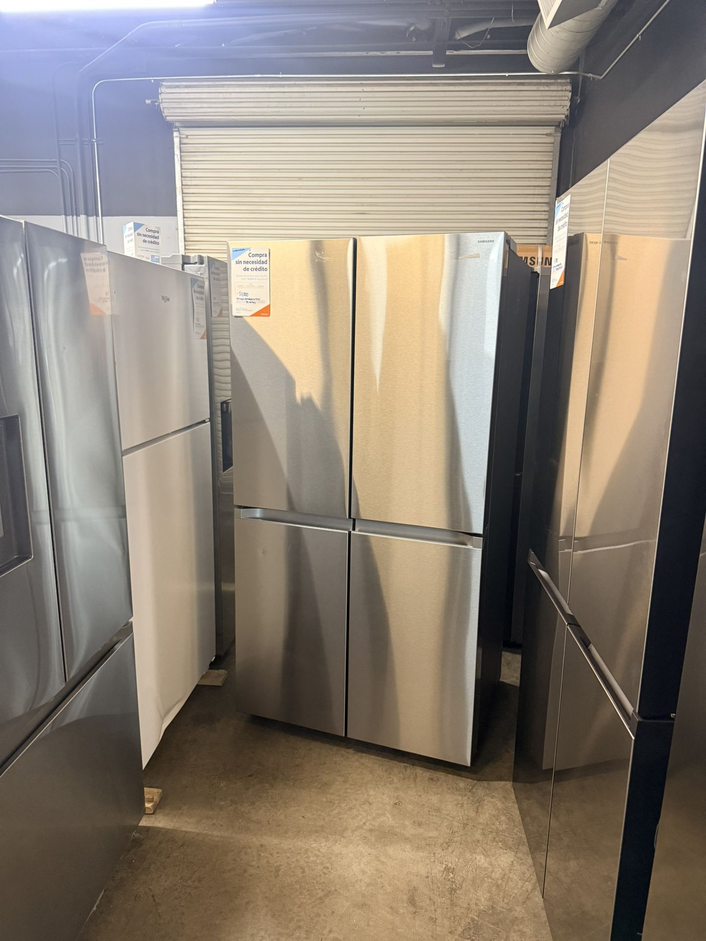 😍CounterDepth Samsung 4-Door Flex Refrigerator Stainless Steel😍