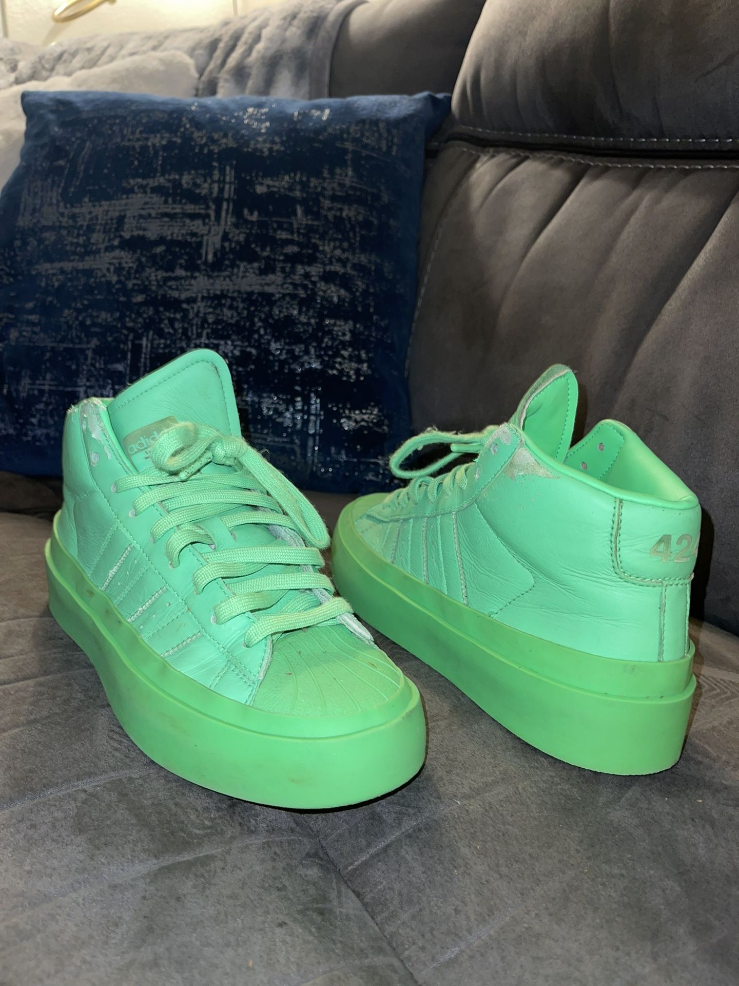 Neon Green Adidas 