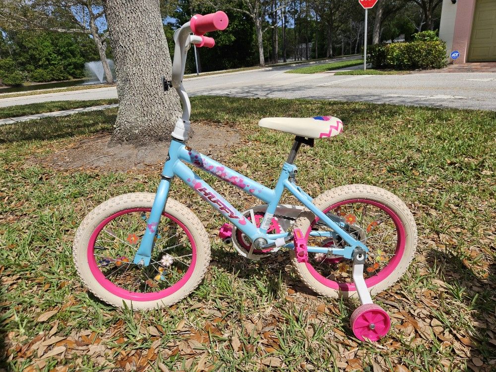 Girls Bike With Training Wheels
