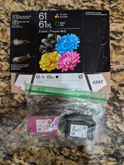 HP 61 Color
• HP 61XL Black