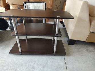 Modern 3-Tier TV Stand / Media Console – Sturdy