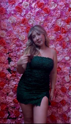 Green Mini Dress size 8
