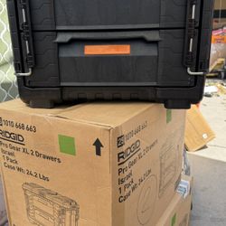 RIDGID 2.0 Pro Gear System 22 in. XL 2 Drawers Modular Tool Box Storage