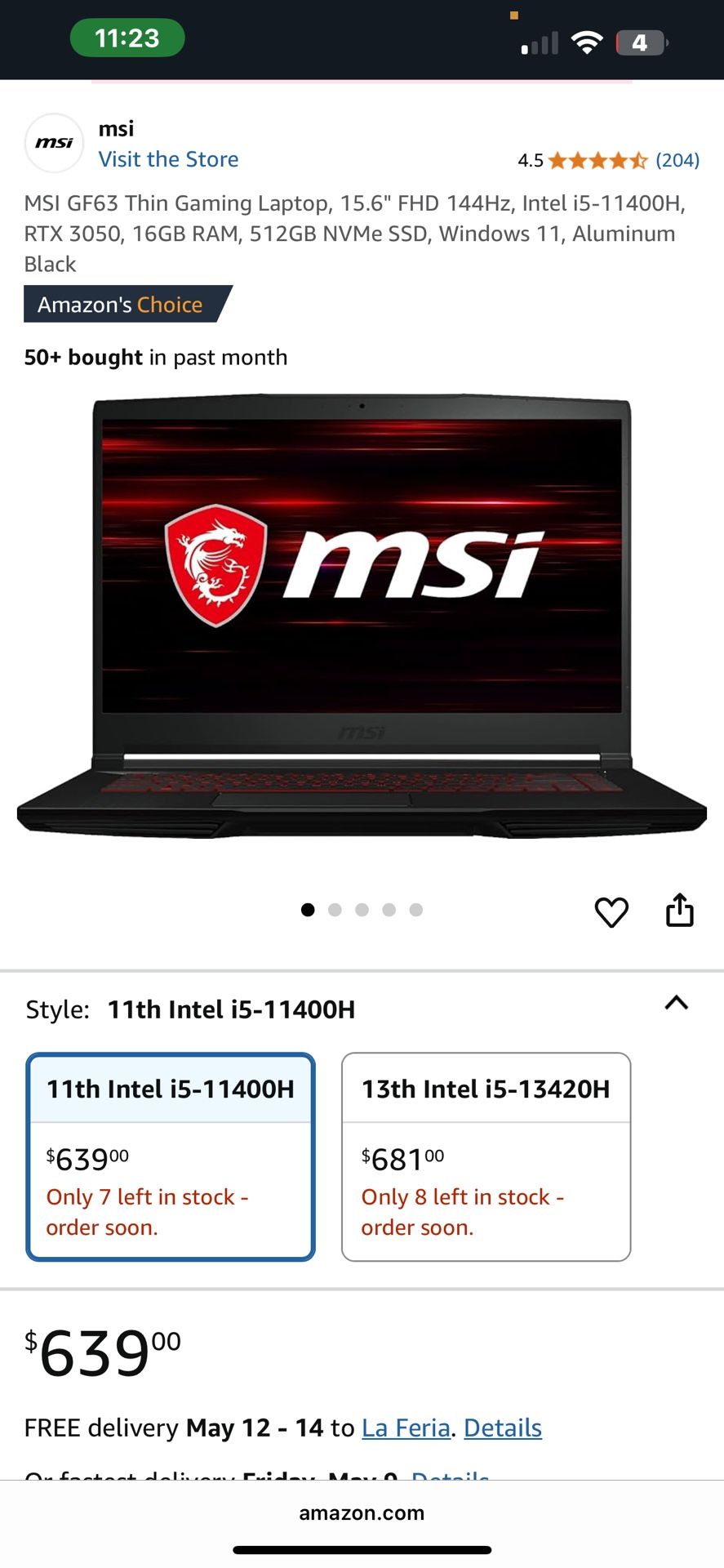 MSI Gaming Laptop