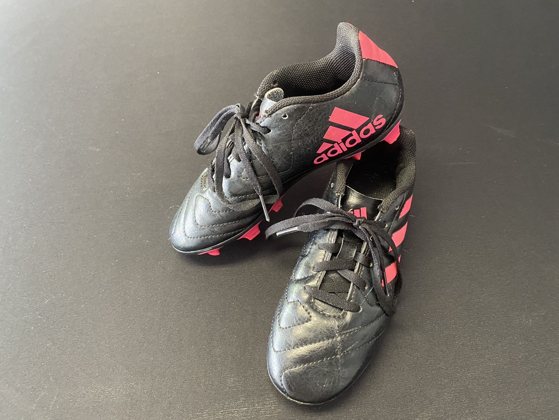 Adidas Pink Soccer Shoes Size 2