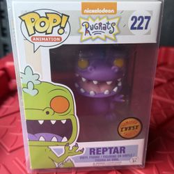  Funko Pop! Nickelodeon Rugrats Reptar #227 Purple Limited Chase Edition VAULTED