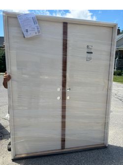 Double Door Out Swing  64x81-1/2 Pella Out Swing 