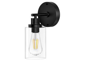 Black Wall Sconce Light