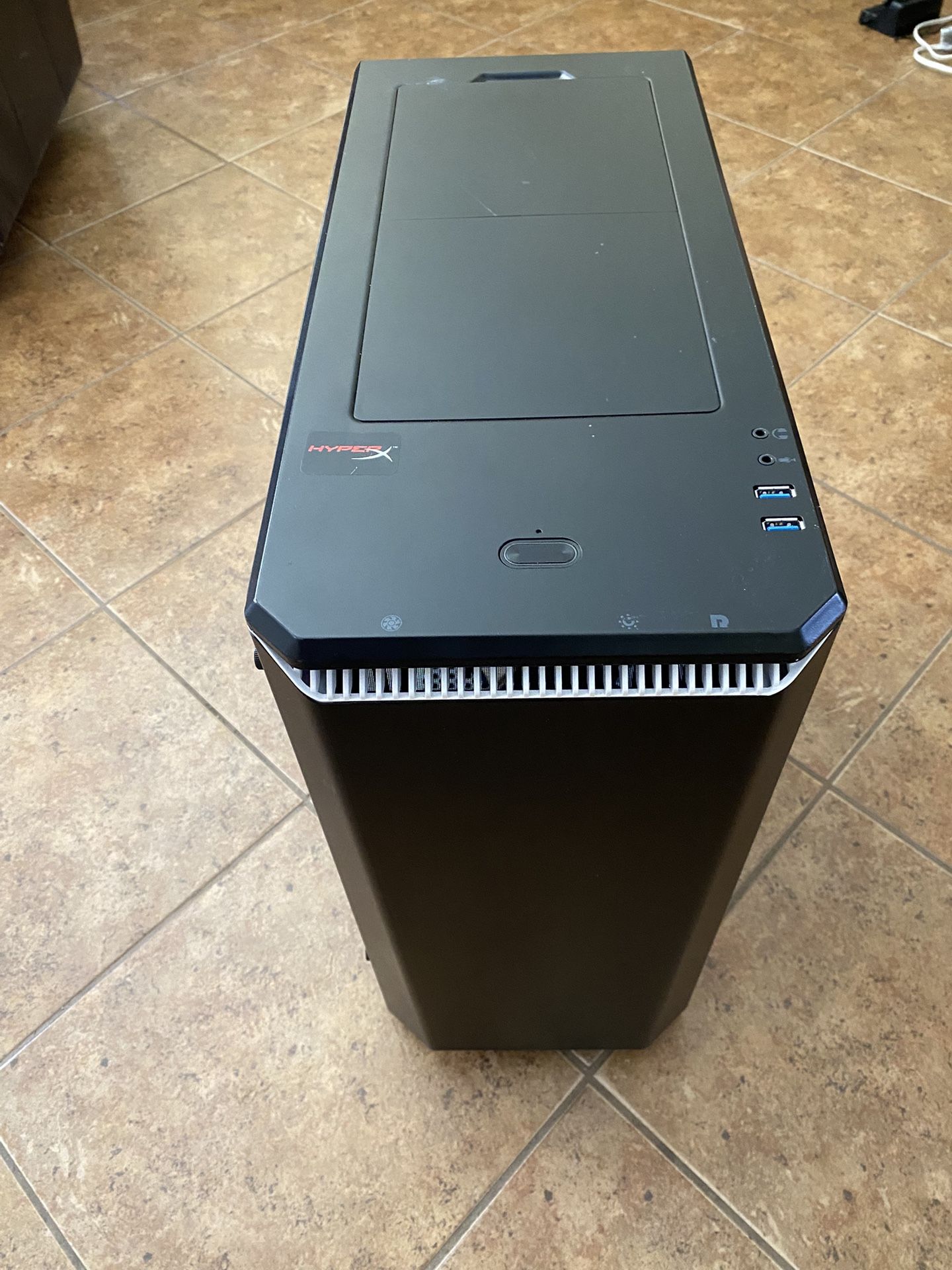 Hyper X Computer Case W/ 750w Power Supply Gaming Case Glass Side