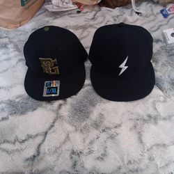 Men's Black Snapback Hats