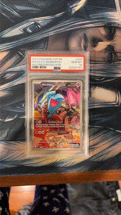 PSA 10 Rocket's Wobbuffet SVP #203 Pokemon Card