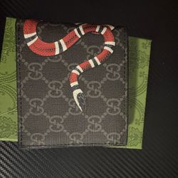Black Gucci Snake Wallet