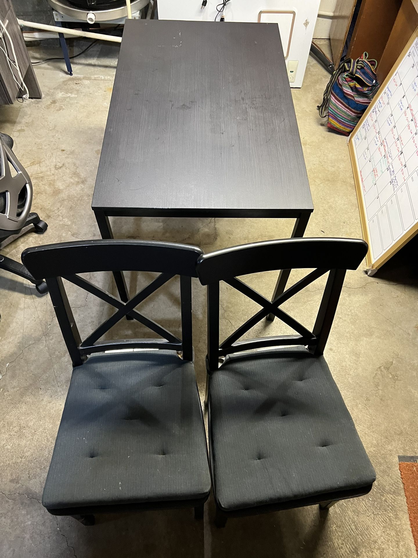 1 Table and Two Chairs 