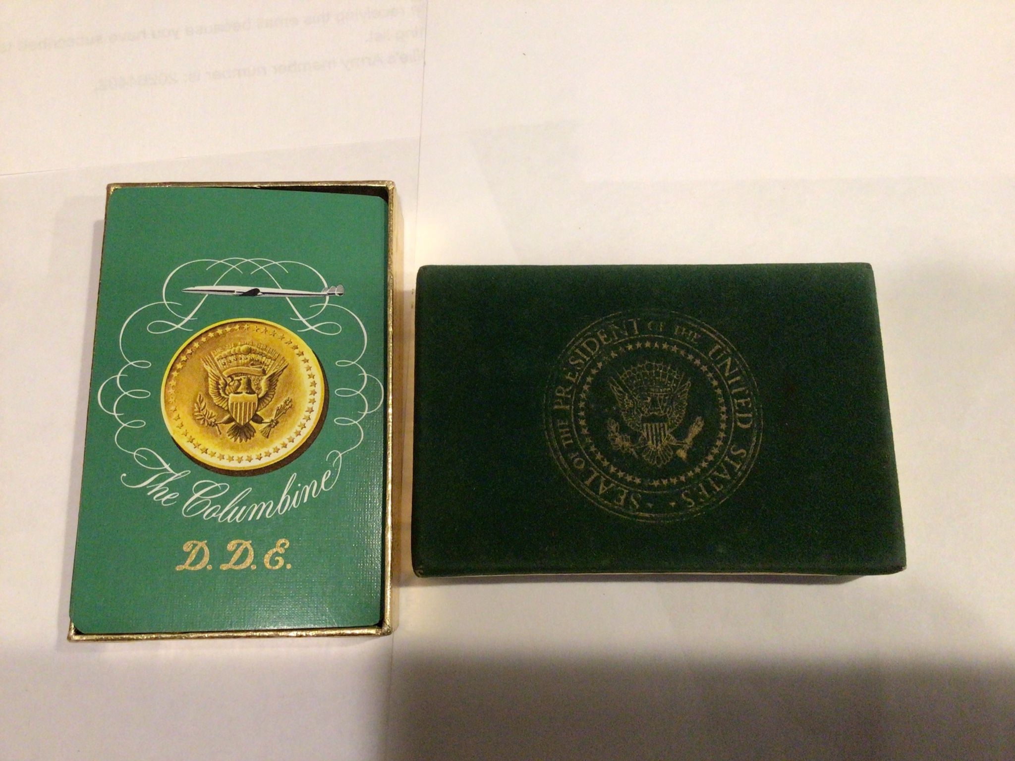 President Eisenhower Playing Cards