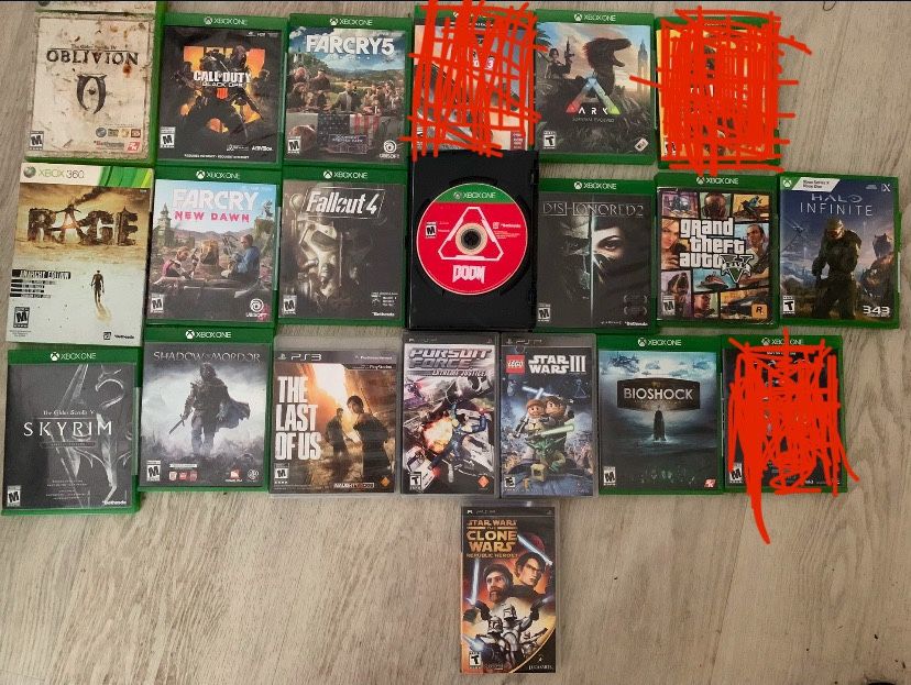 Xbox Games PS3 Games PSP Games