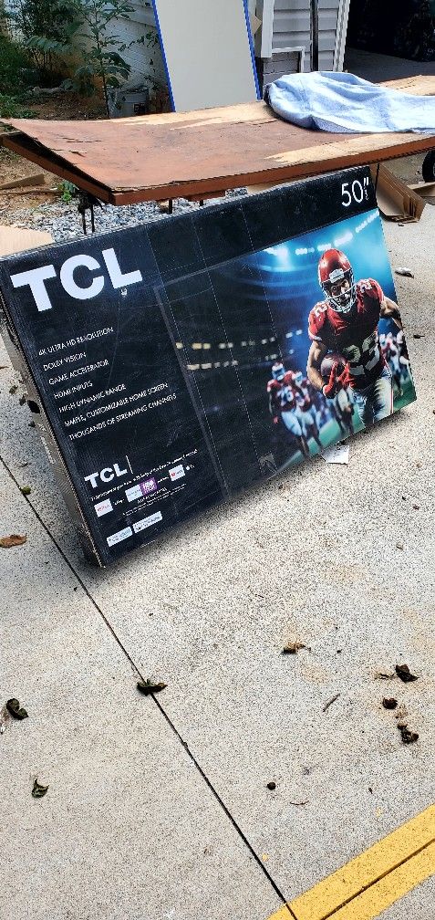 Price Firm Brandnew 50 Inch Tcl 4k Roku Smart No Trading