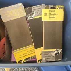 Sand paper lot three by twenty one hinge belt sander, twenty pieces, four packs, drywall and more