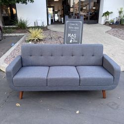 On Sale $250  Linen Fabric Sofa Gray Color