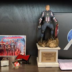 Captain America Statue From The Avengers Game Collectors Edition 