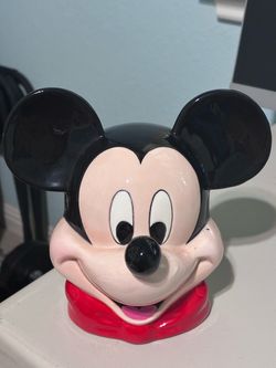 Vintage-Style Enesco Disney Mickey Mouse Ceramic Head Coin Bank