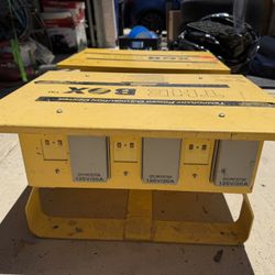 Job Site Temporary Power Distribution Boxes