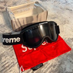 Supreme Smith Goggles Black Cariboo Snow Winter Hypebeast Atv FW15