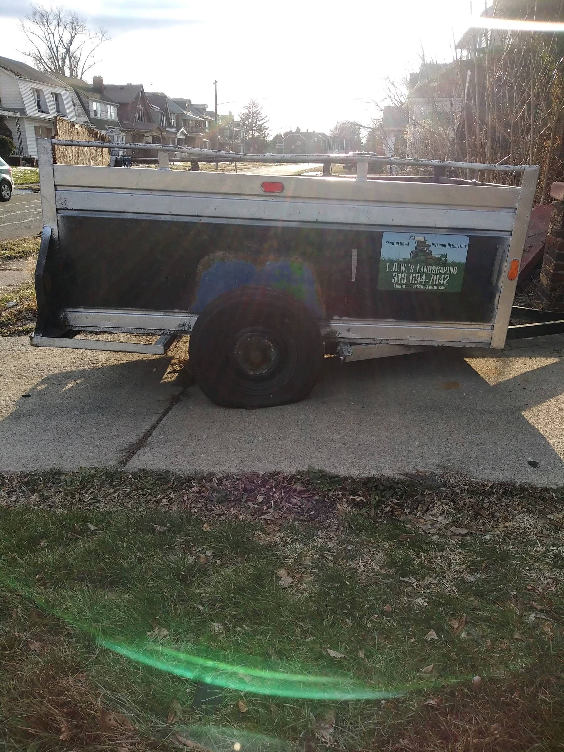 6ftx5ft utility trailer 600 obo