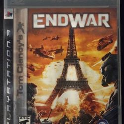 PS3 Video Game- END WAR Tom Clancy's