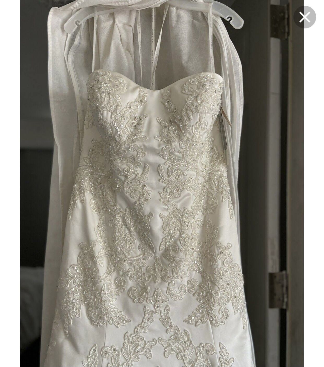Oleg Cassini Trumpet Wedding Dress