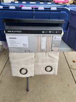 New 2-84 in Sonoma Dynasty Blackout Curtain Panels 