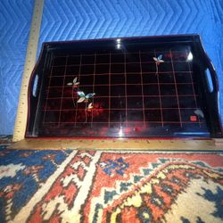 Vintage Japanese Lacquered Tray