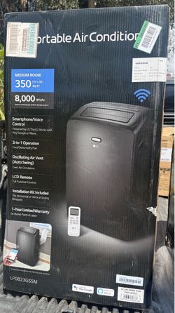 LG Portable AC 8kBTU and Dehumidifier 120v  Google,WiFi and Alexa compatible