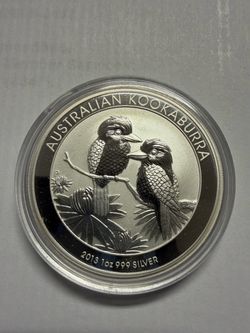 2013 Australian Kookaburra 1oz 999 Silver Coin