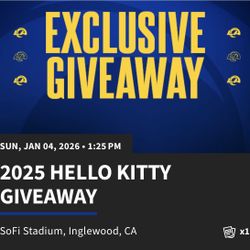 Rams Hello Kitty Ticket 